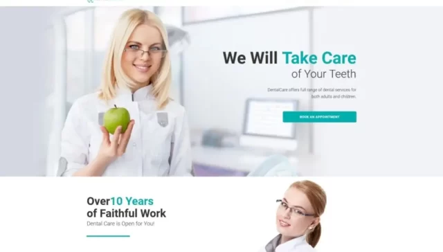 طراحی سایت دندانپزشکی