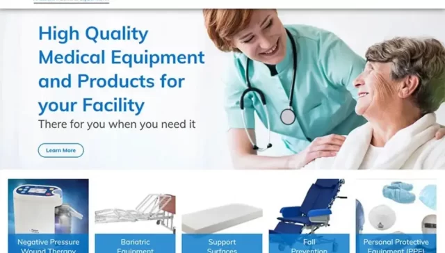 طراحی سایت تجهیزات پزشکی